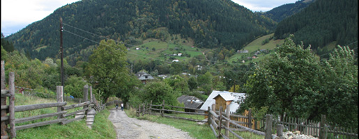 Hillside in Krivorivnya, Ukraine