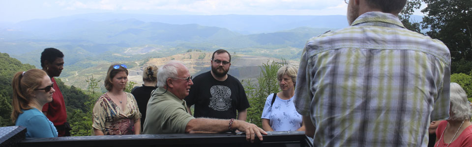 Faculty and staff on the Appalachian Tour