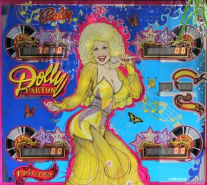 Dolly Parton Pinball Machine Headboard