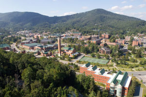 landscape of Appalachian State University