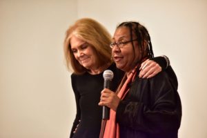 Gloria Steinham and bell hooks