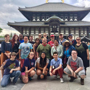 Students and teachers on the KIIS Japan Program