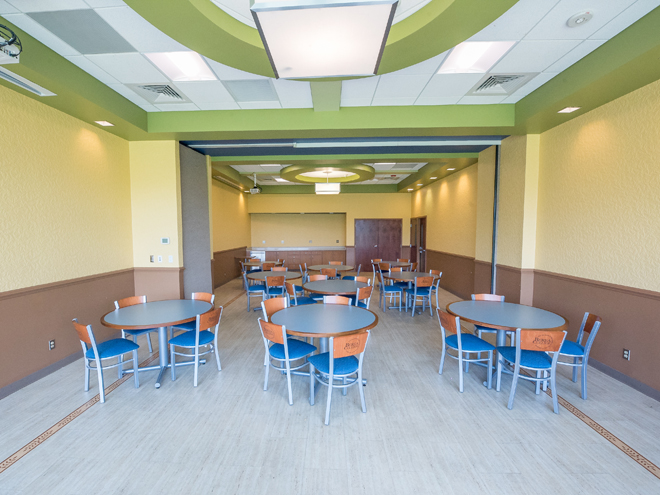View of Hutchins Room facing entrance
