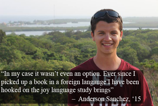 Anderson Sanchez, '15 quote