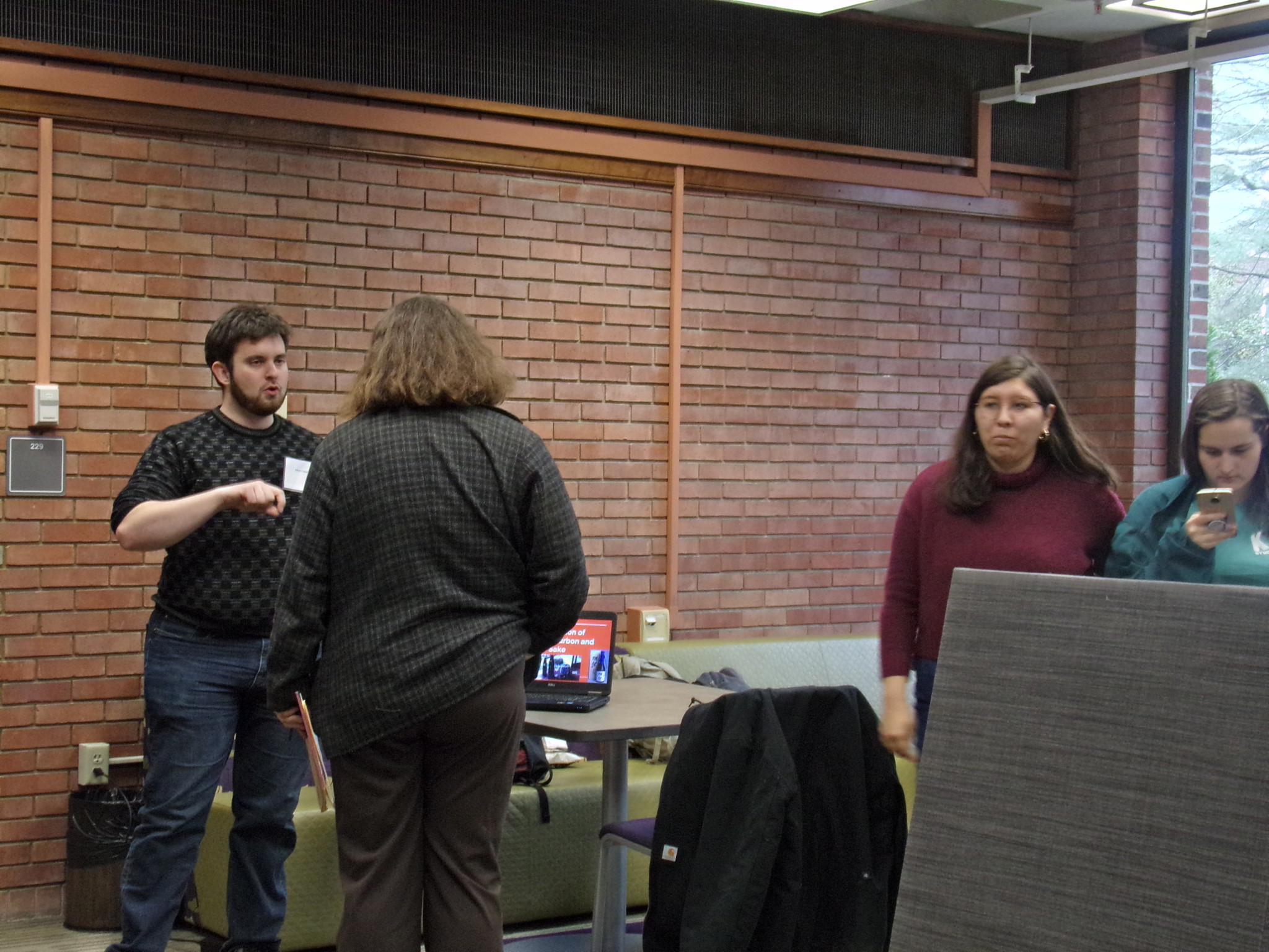 Photos of Spring 2018 GSTR 410 Expo participants