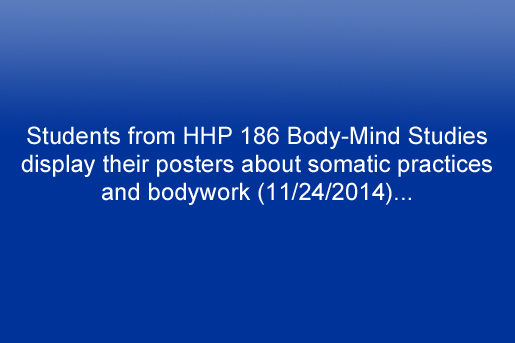 HHP 186 Body-Mind Studies