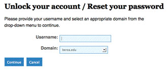 screen shot of password management page 