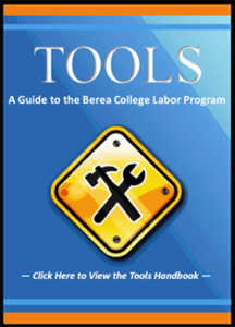 Cover of a guide to the Berea College labor program