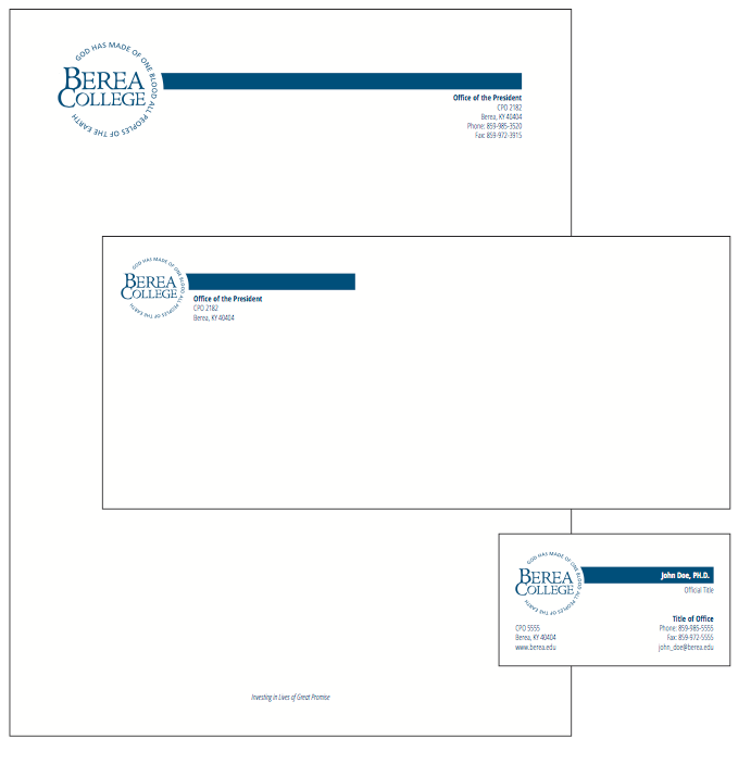 Letterhead and Business Collateral