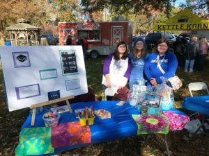 Students tabling at the Berea Fest 2019 event.