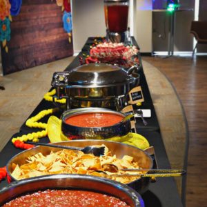 Food served at the Latinx Heritage Month Kickoff Event