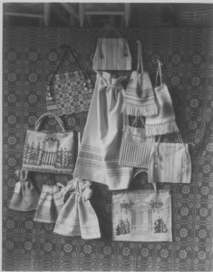 Bags made by students in Fireside Industries