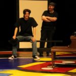 Picture of students acting in Musketeer