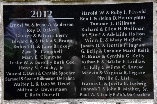 Legacy Wall names 2012 (1)