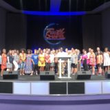 Civil Rights tour group pose for a photo at Faith Chapel