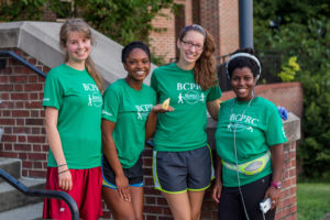 Berea students with BCPRC T-shirts