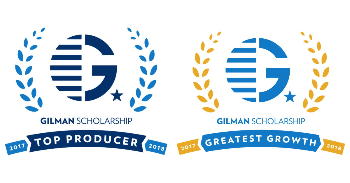 Gilman Top Producer and Greatest Growth award logos