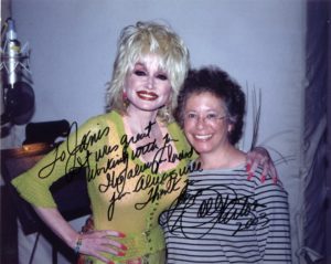 Personalized photo of Janis Ian and Dolly Parton from 2003